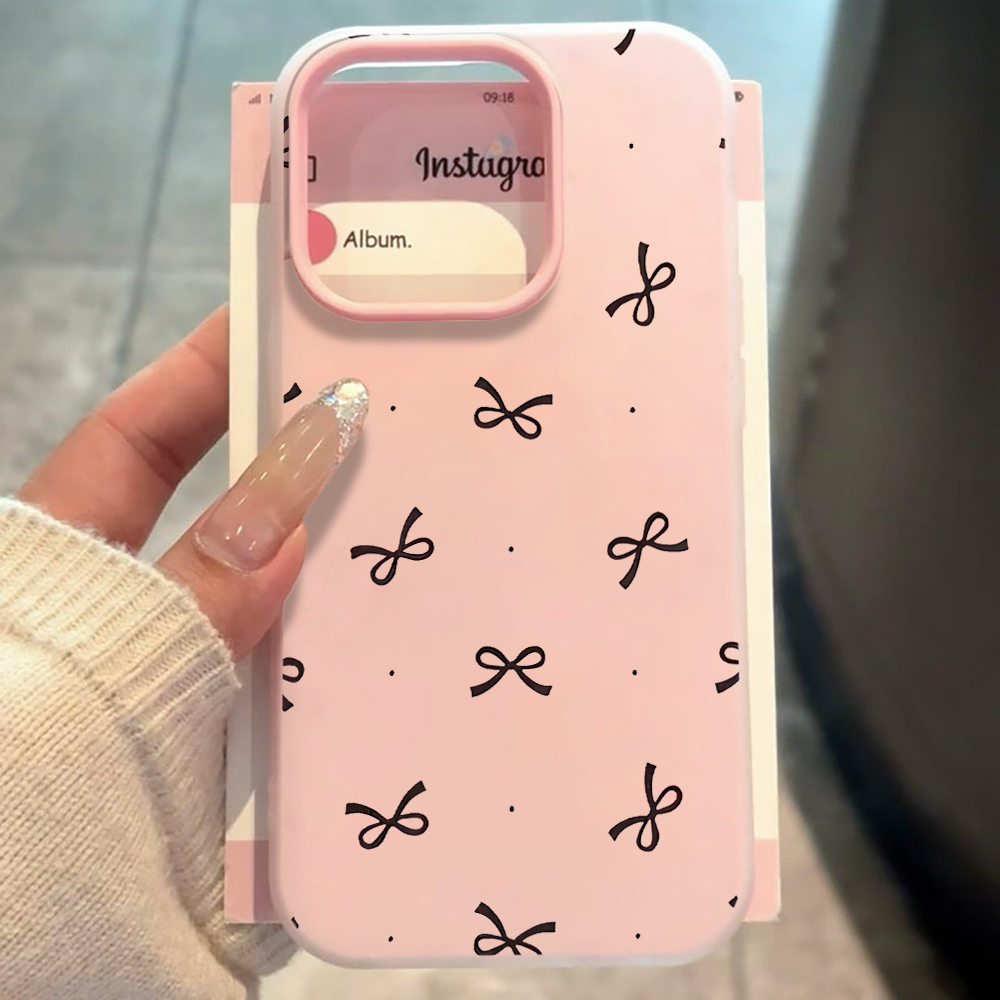 Phone Cases Xiaomi Redmi 12 - Cute Bow Polka Dot INS Phone