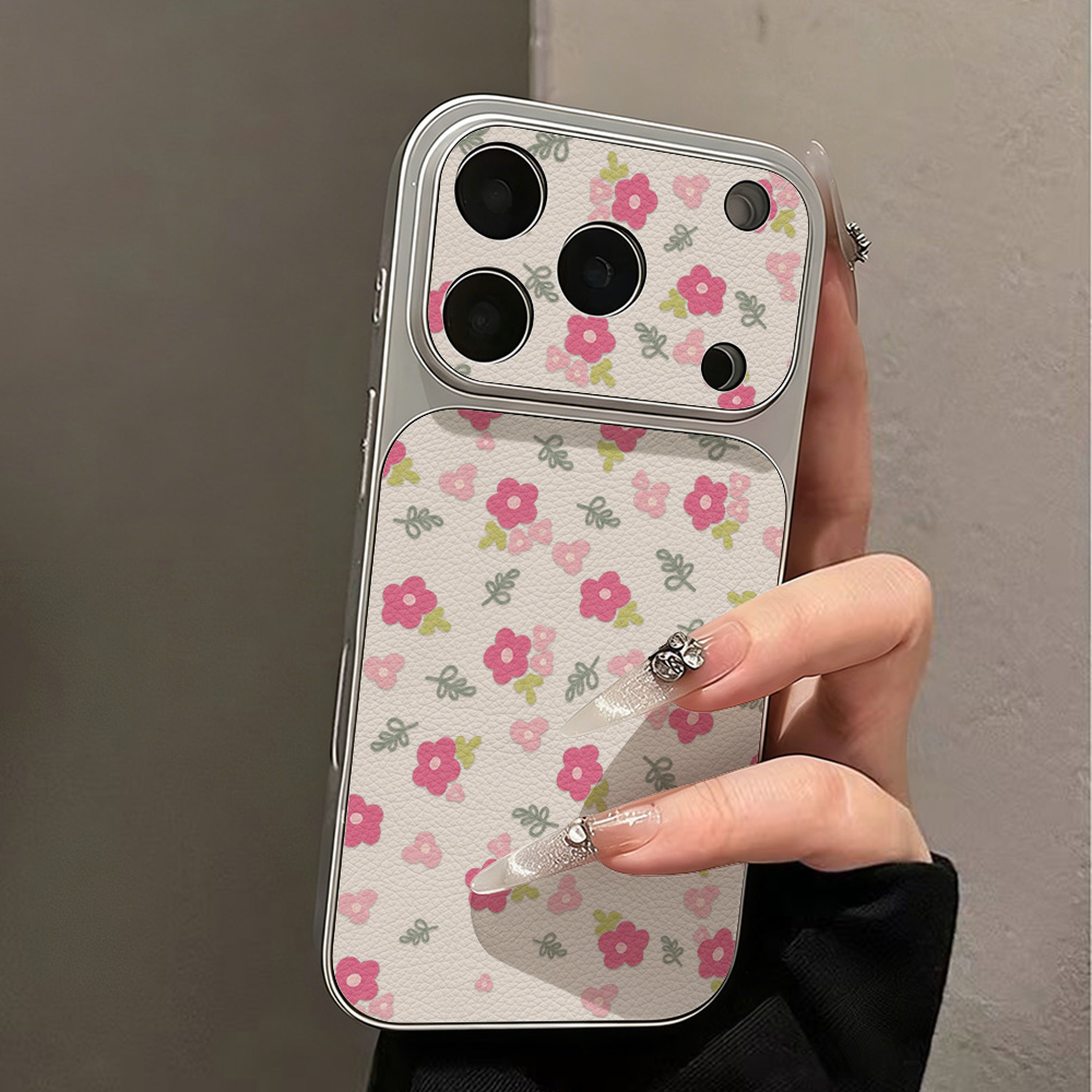 Phone Cases That Cover The Camera - Luxury INS Flower Large Window Phone