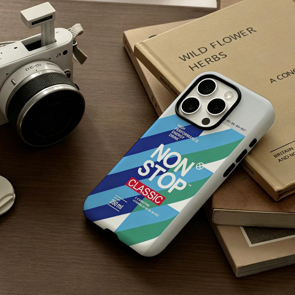 Phone Cases Cool - Cool NON STOP drink design pattern