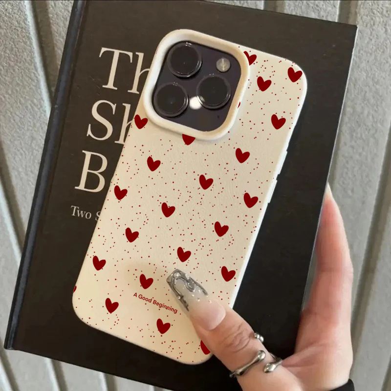 Phone Cases Unique - Fashion INS Love Heart Silicone Cases