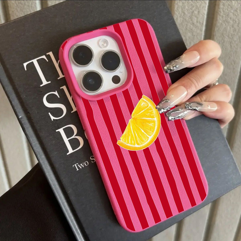 Phone Cases Unique - Fashion Lemon Pattern TPU Silicone Phone