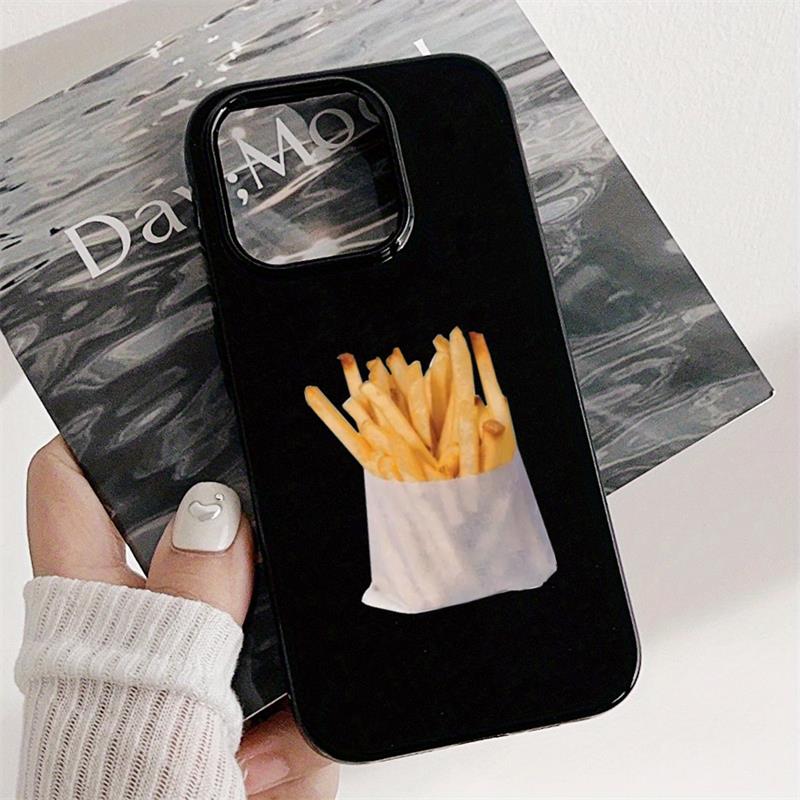 Phone Cases Quirky - Funny French Fries Patterned Phone Case