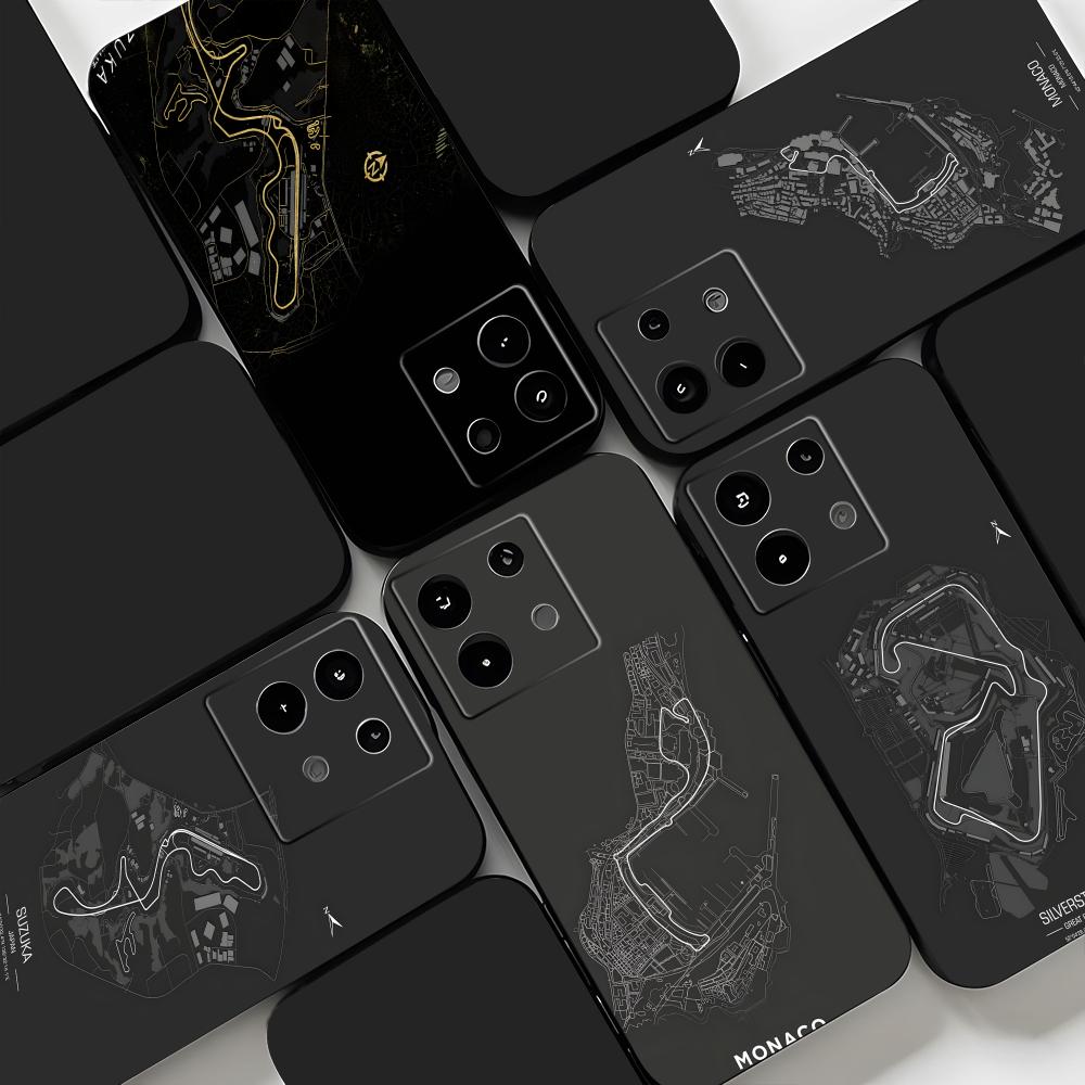 Phone Cases Xiaomi Redmi 12 - F1 Race Track Print Phone Case
