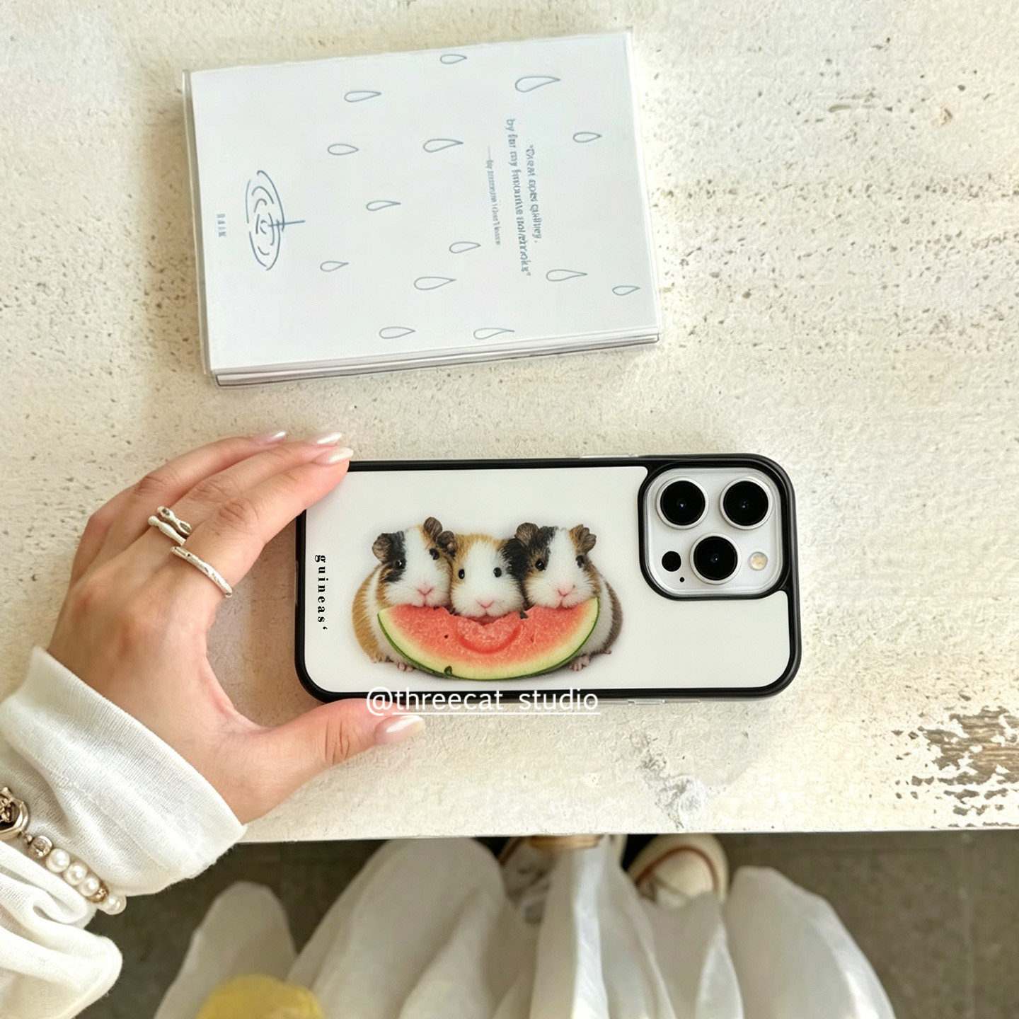 Korean Ins Guinea Pig Eat Wate - Phone Cases Unique review and price