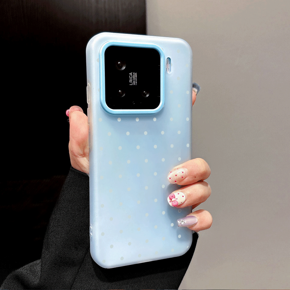Adorable Light Blue Polka Dot  - Phone Cases Xiaomi Redmi 12 review and price