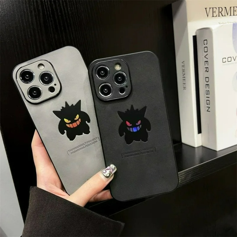 Cartoon Anime Gengar Leather T - Phone Cases Unique review and price