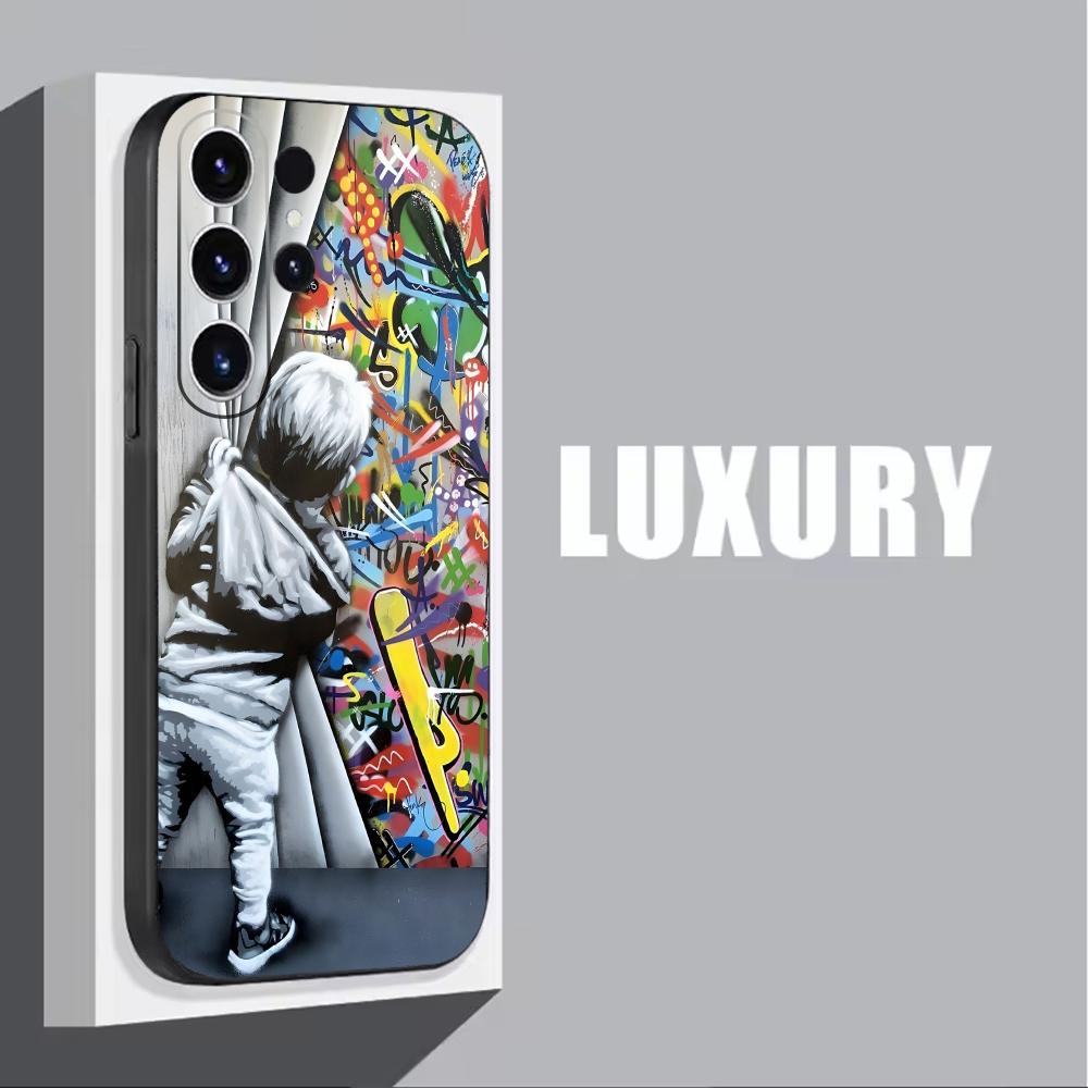 Banksy Graffiti Art  Phone Cas - Samsung Galaxy S25 review and price