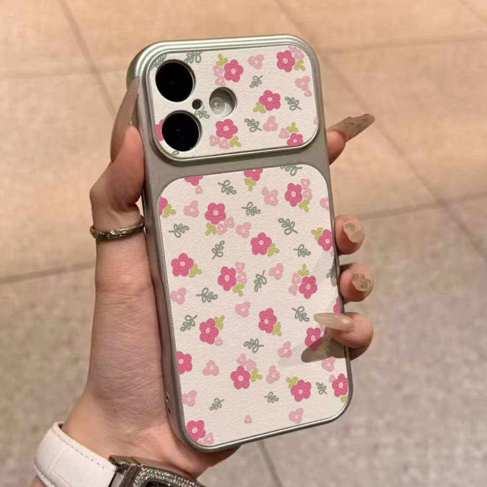 Luxury INS Flower Large Window - Phone Cases That Cover The Camera review and price