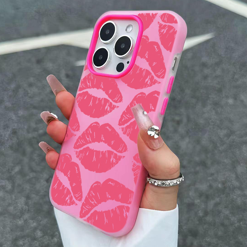 Sexy Girl Pink Lips  Pattern D - Phone Cases For Girls review and price