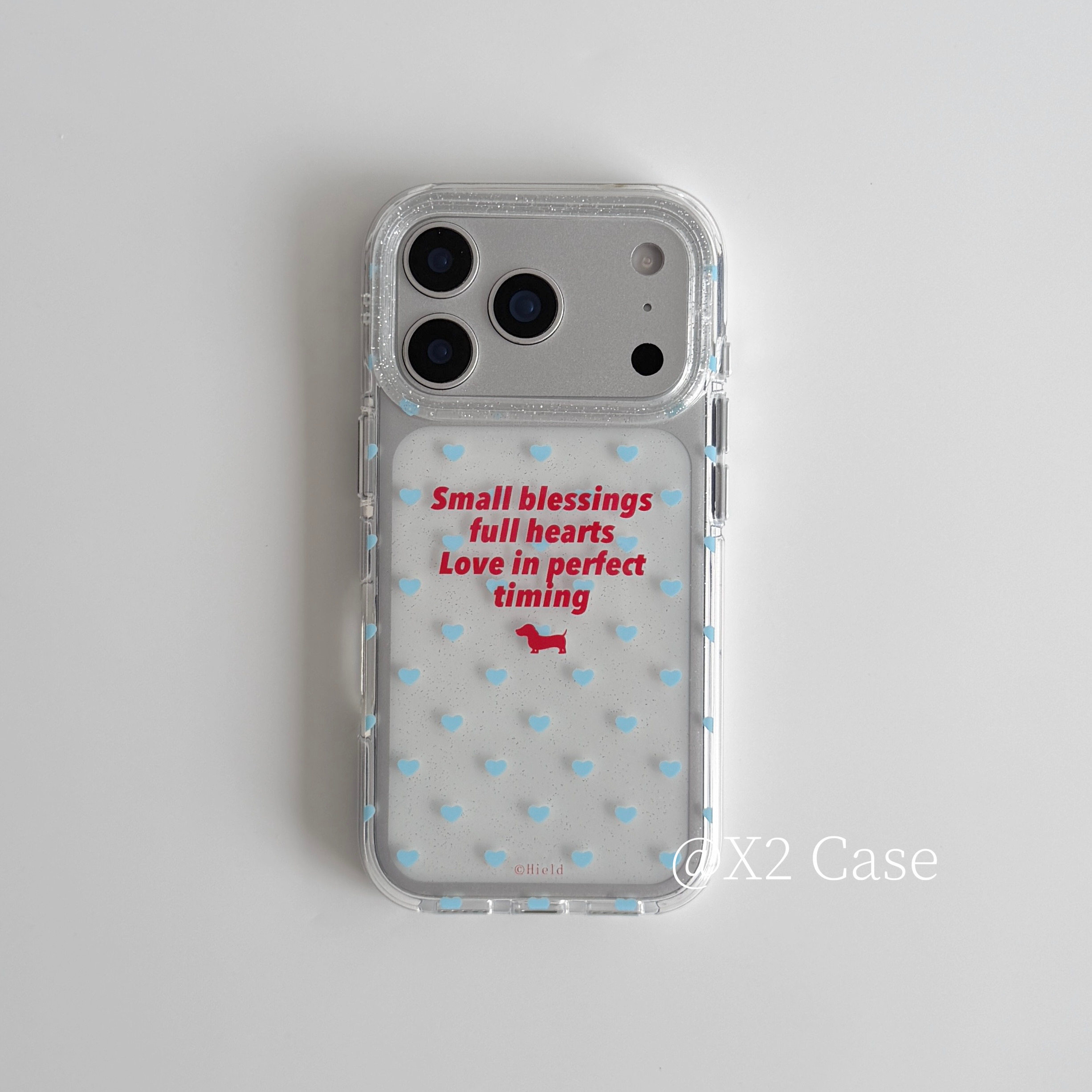 Ins Blue Love English Shining  - Phone Cases For Girls review and price