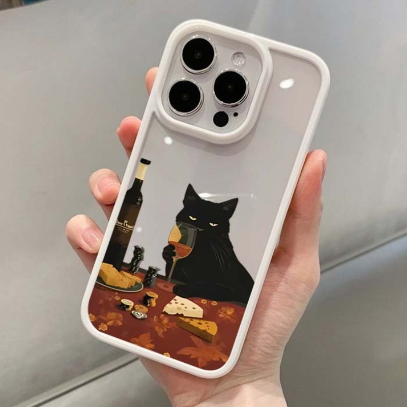 Funny Cat Daily Life Transpare - Phone Cases Quirky review and price