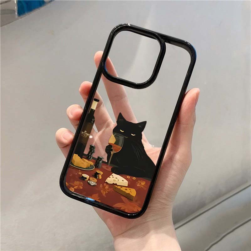 Funny Cat Daily Life Transpare - Phone Cases Quirky review and price