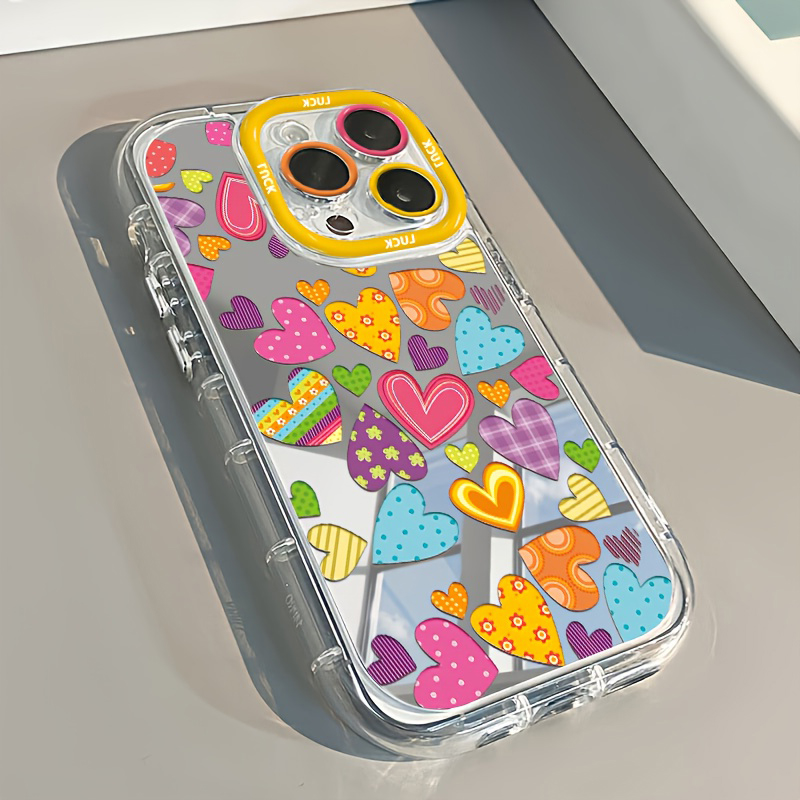 Vibrant Heart Makeup Mirror De - Phone Cases Art review and price