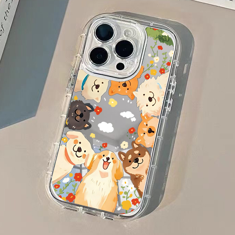 Cartoon Funny Puppy Phone Case - Phone Cases Quirky review and price