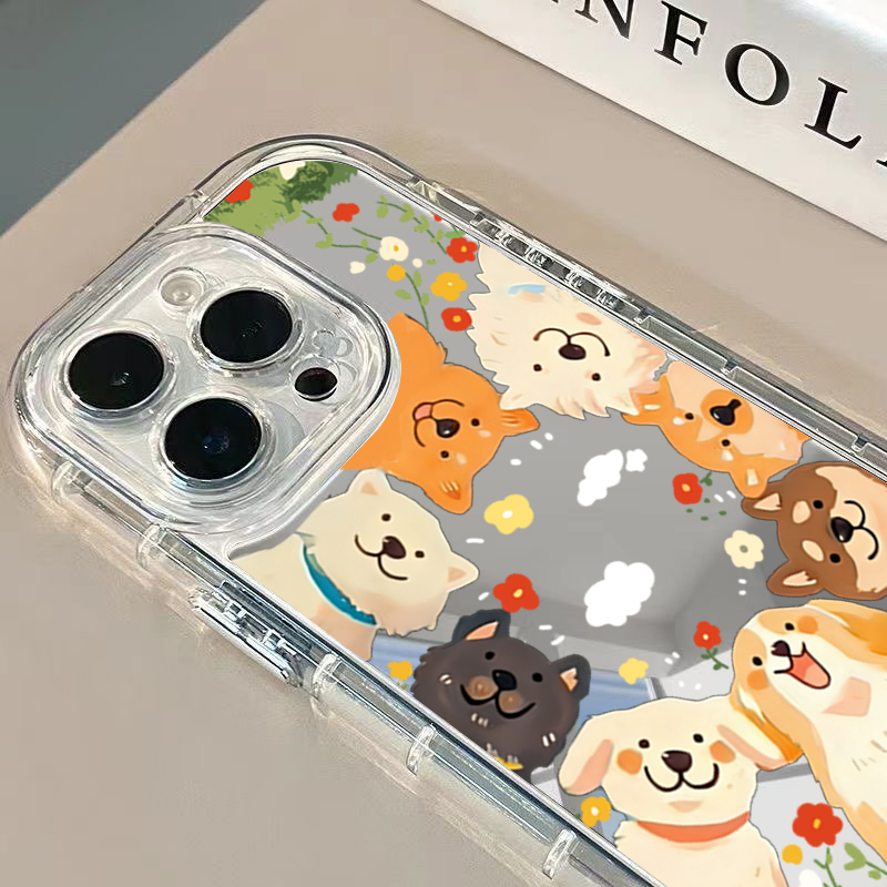 Cartoon Funny Puppy Phone Case - Phone Cases Quirky review and price