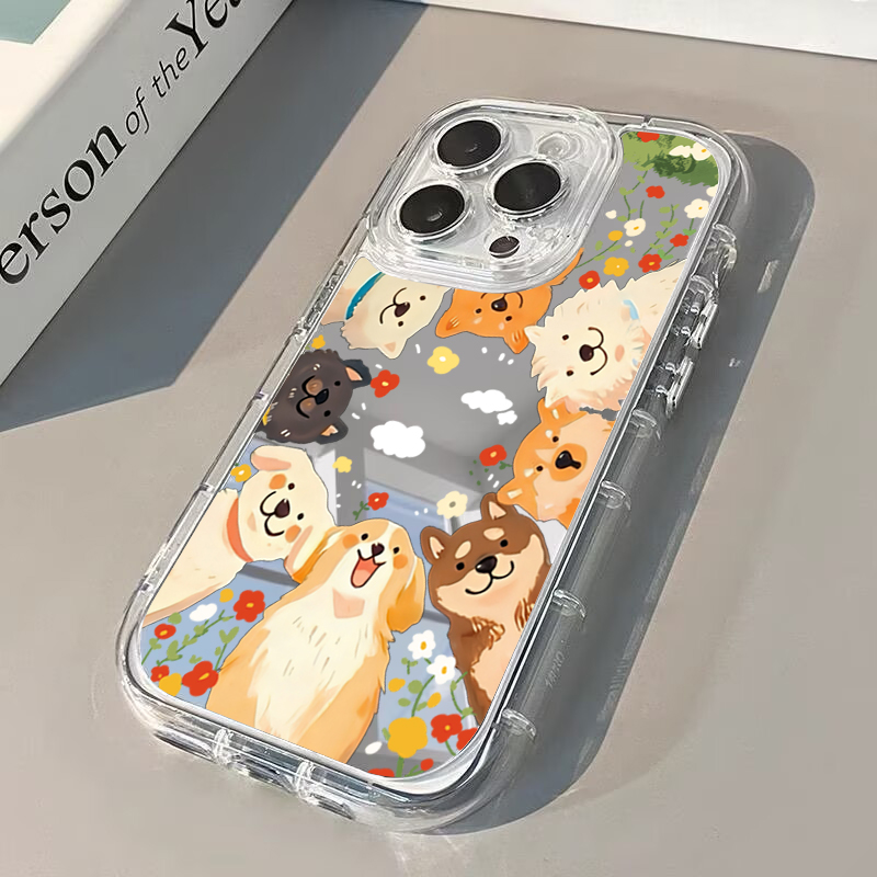 Cartoon Funny Puppy Phone Case - Phone Cases Quirky review and price