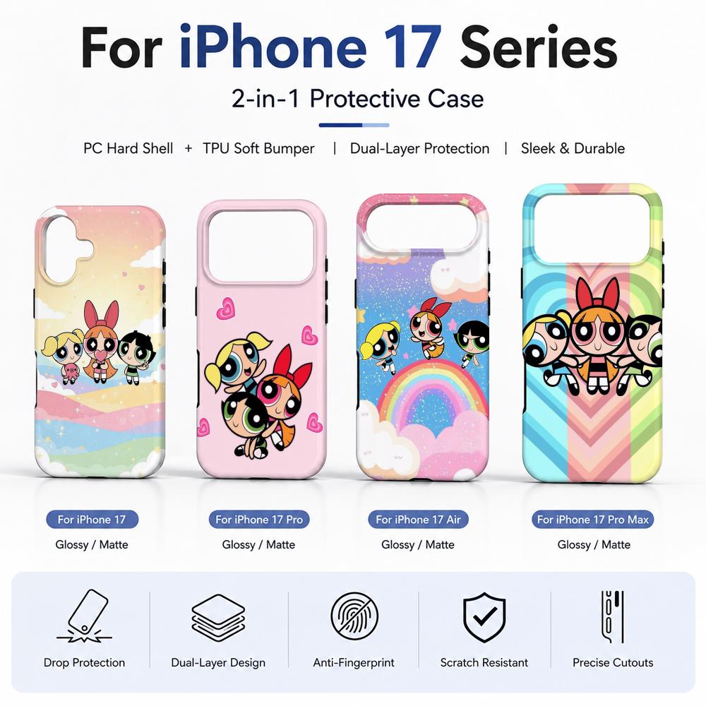 Anime P-Powerpuff Girls Phone  - Phone Cases For Girls review and price
