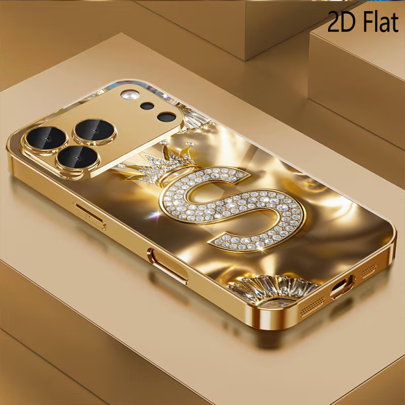 Crown S Patterned tempered gla - Phone Cases That Cover The Camera review and price
