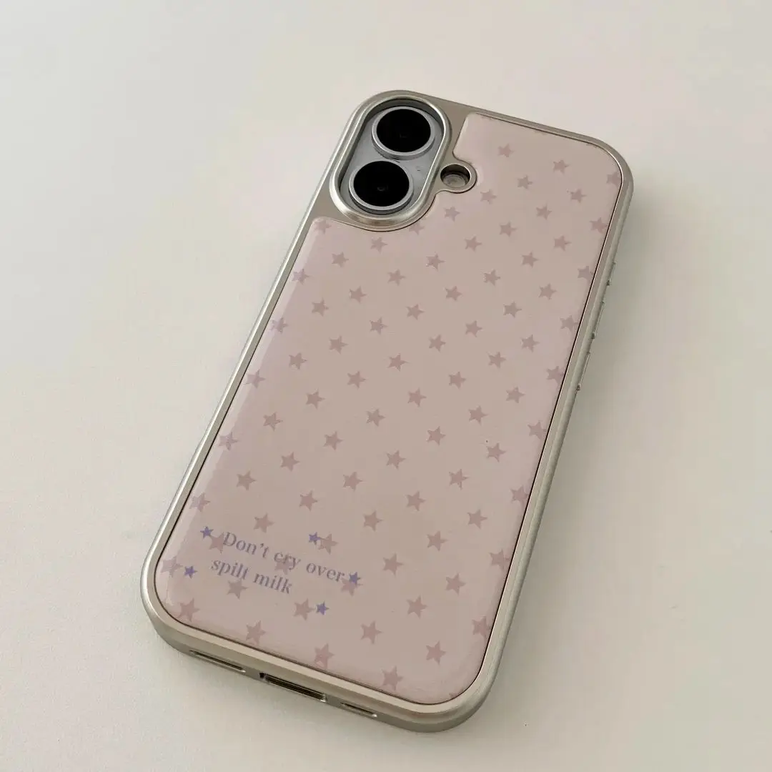 Korean Ins Girl Heart Pink Sta - Phone Cases For Girls review and price