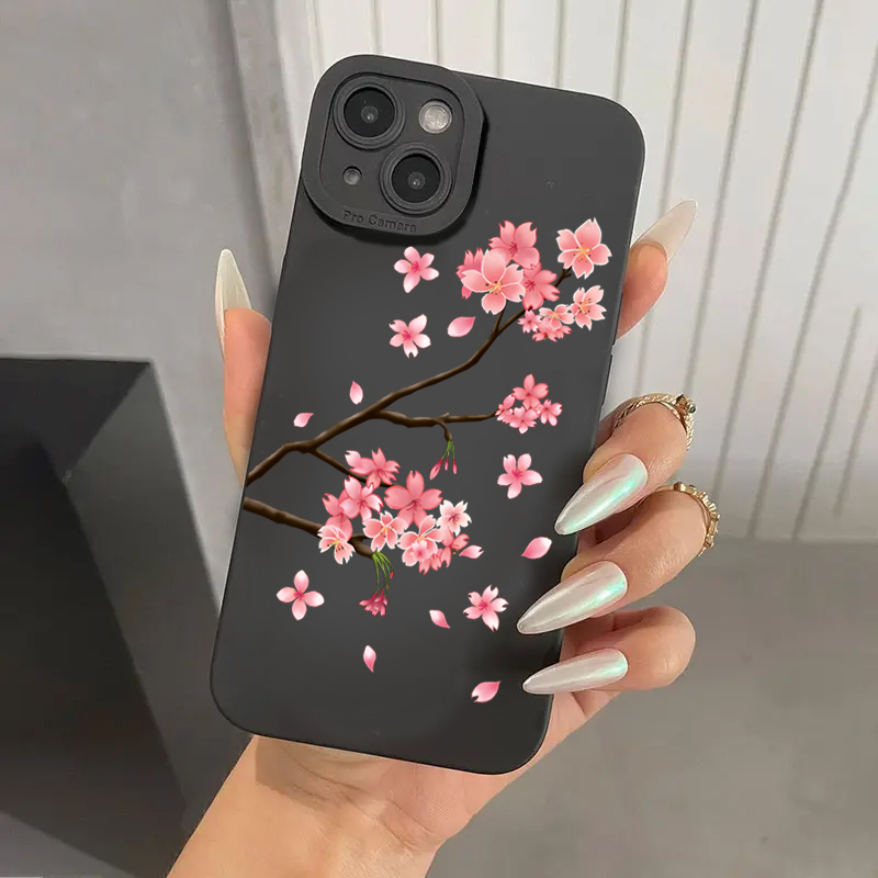 Pink Cherry Blossom Phone Case - Phone Cases That Cover The Camera review and price