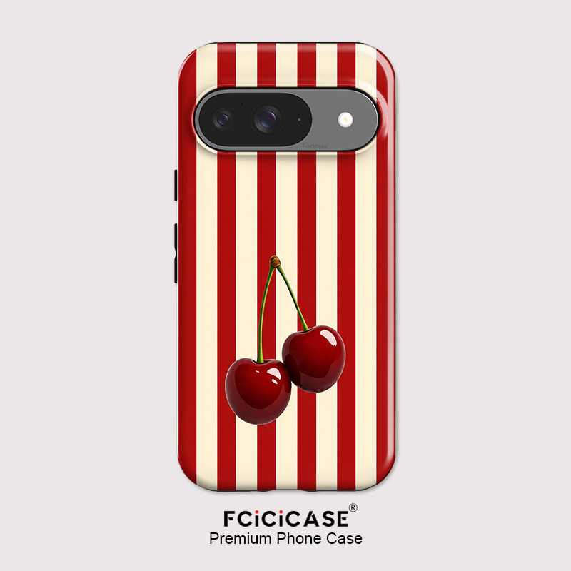 Fcicicase Cherry Stripe Patter - Google Pixel 9 Pro review and price