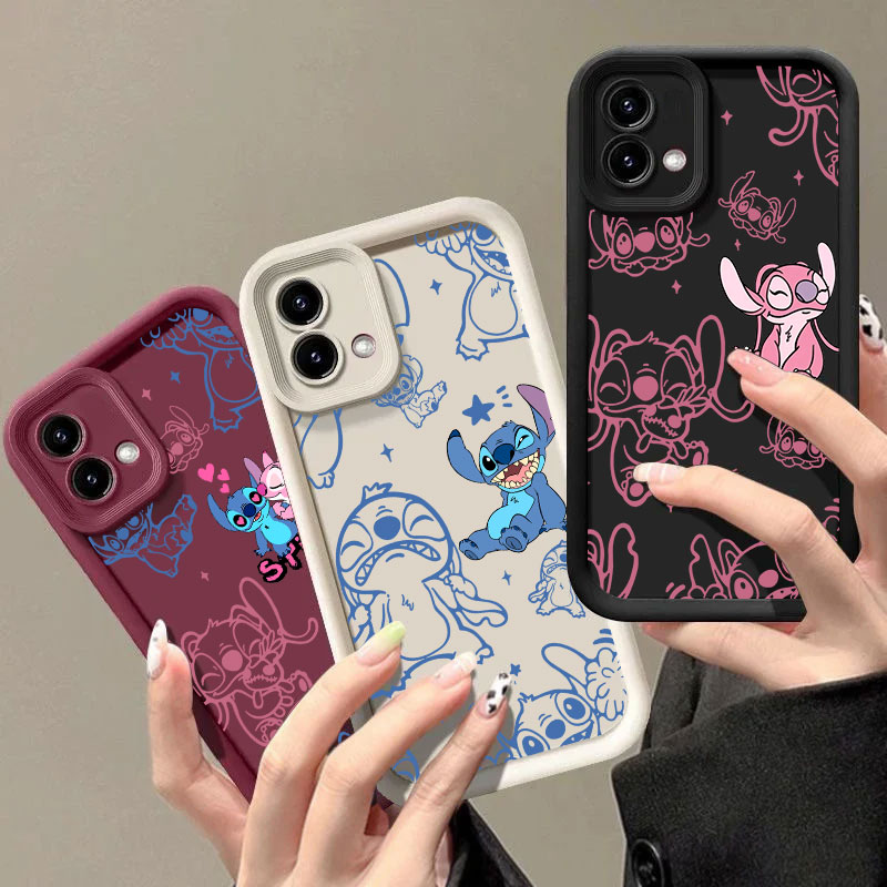 Stitch and Angel Cartoon Phone - Phone Cases Disney review and price