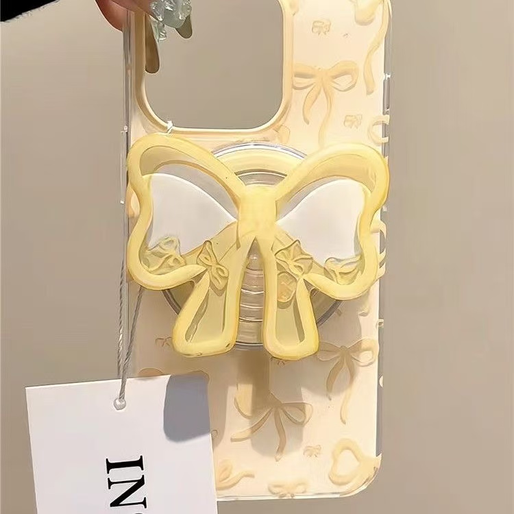 Yellow Bow Tie Shake Cartoon F - Phone Cases Quirky review and price
