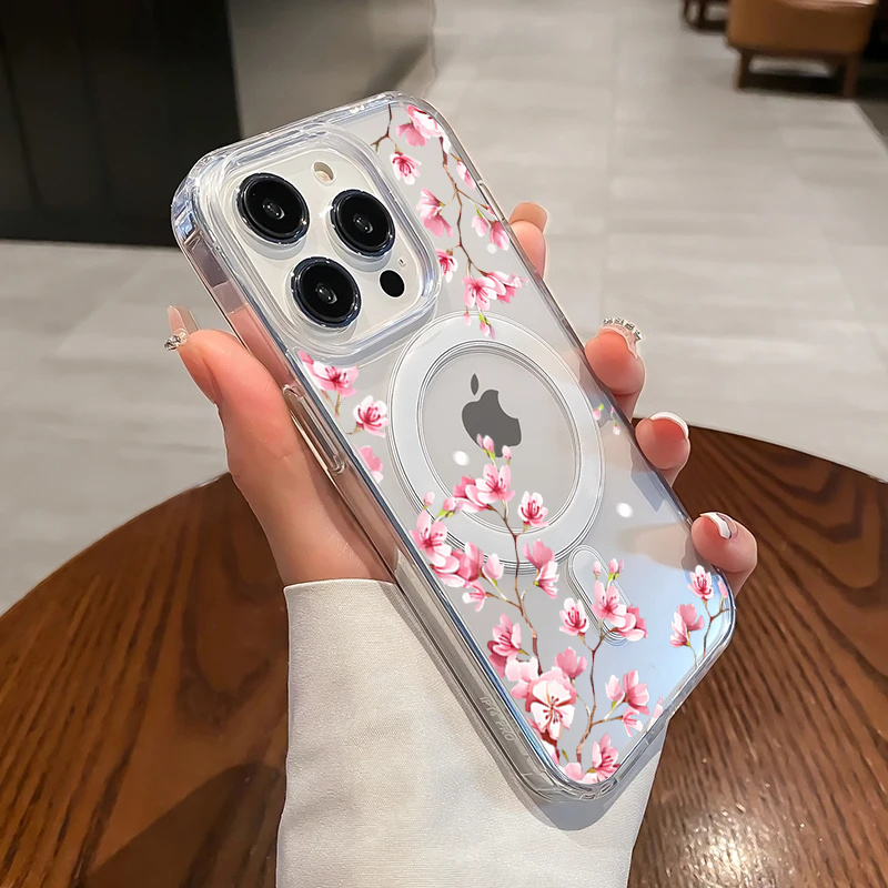 Luxury Pink INS Flowers Case F - Phone Cases Unique review and price