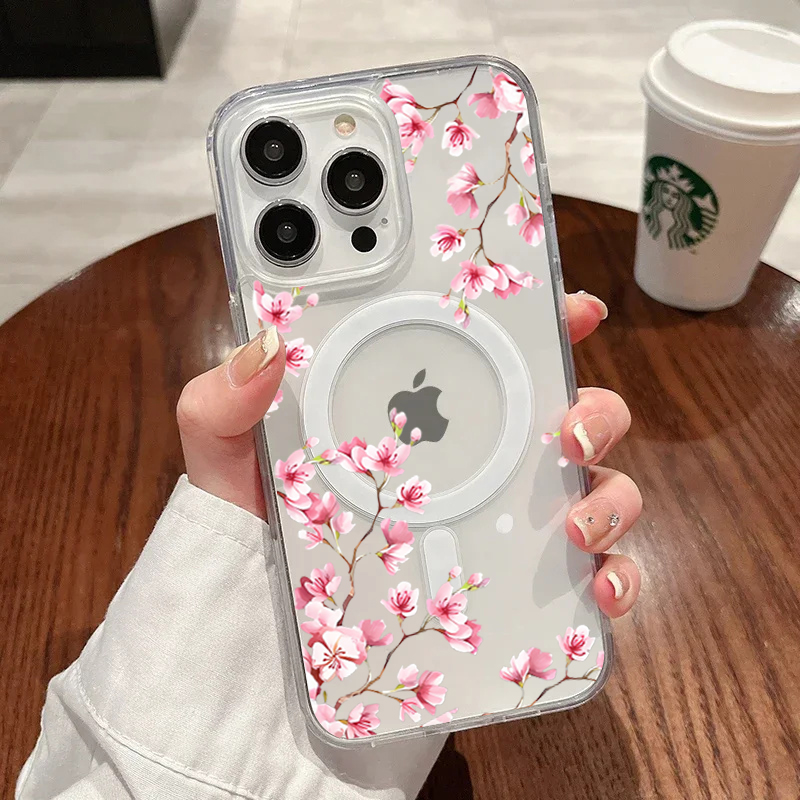 Luxury Pink INS Flowers Case F - Phone Cases Unique review and price