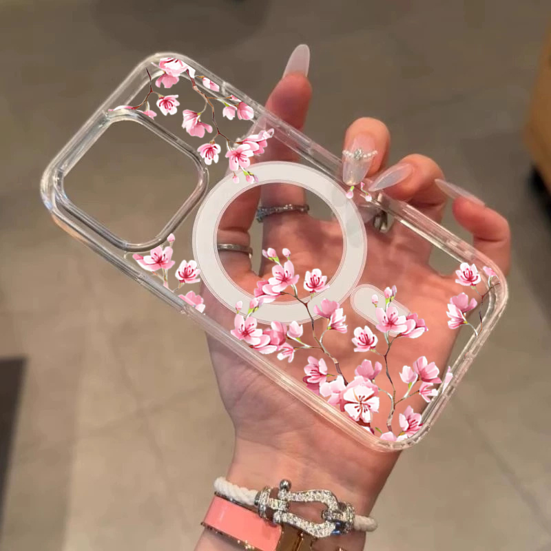 Luxury Pink INS Flowers Case F - Phone Cases Unique review and price