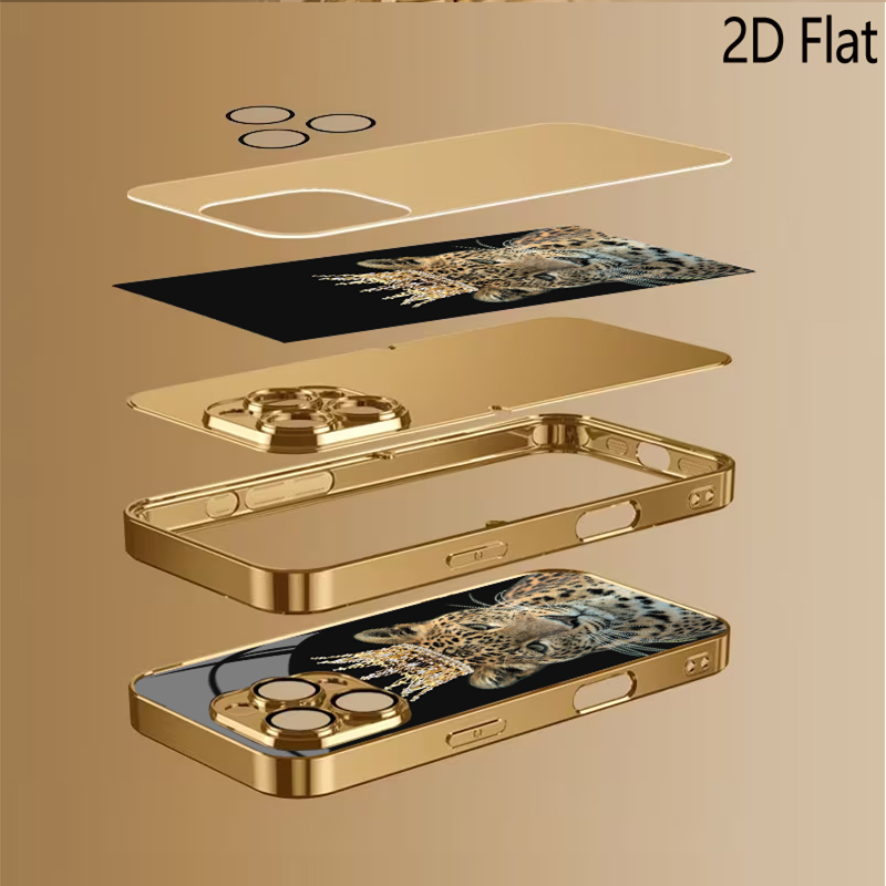 Leopard King Patterned tempere - Phone Cases That Cover The Camera review and price