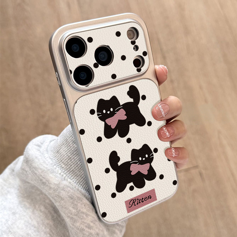 Cute Puppy Leather Phone Case  - Phone Cases That Cover The Camera review and price