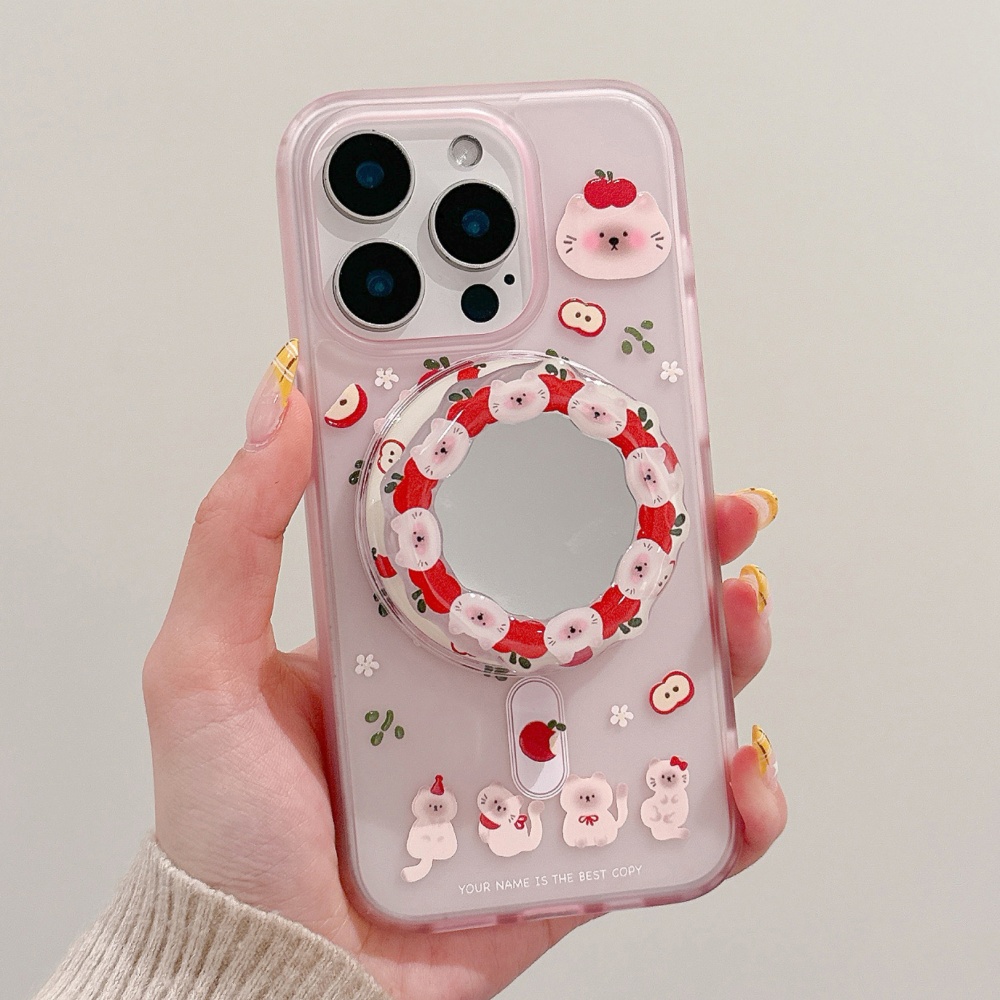 Korean Cute Apple Kitty For Ma - Phone Cases Quirky review and price