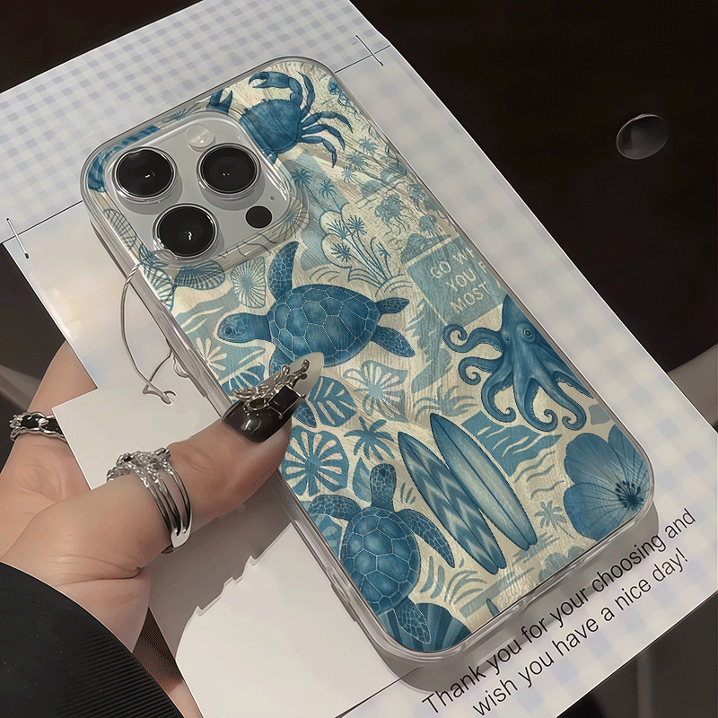 Wave Background Summer Sea Pho - Phone Cases That Cover The Camera review and price