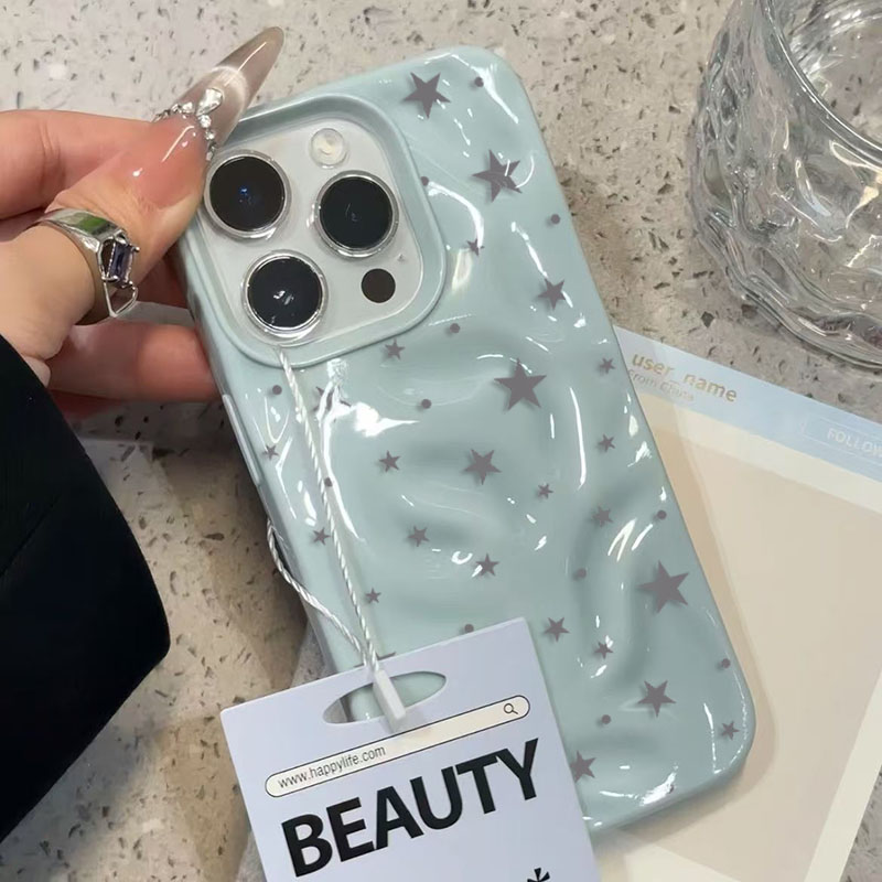 Minimalist Gray-Blue Star Wave - Phone Cases Unique review and price