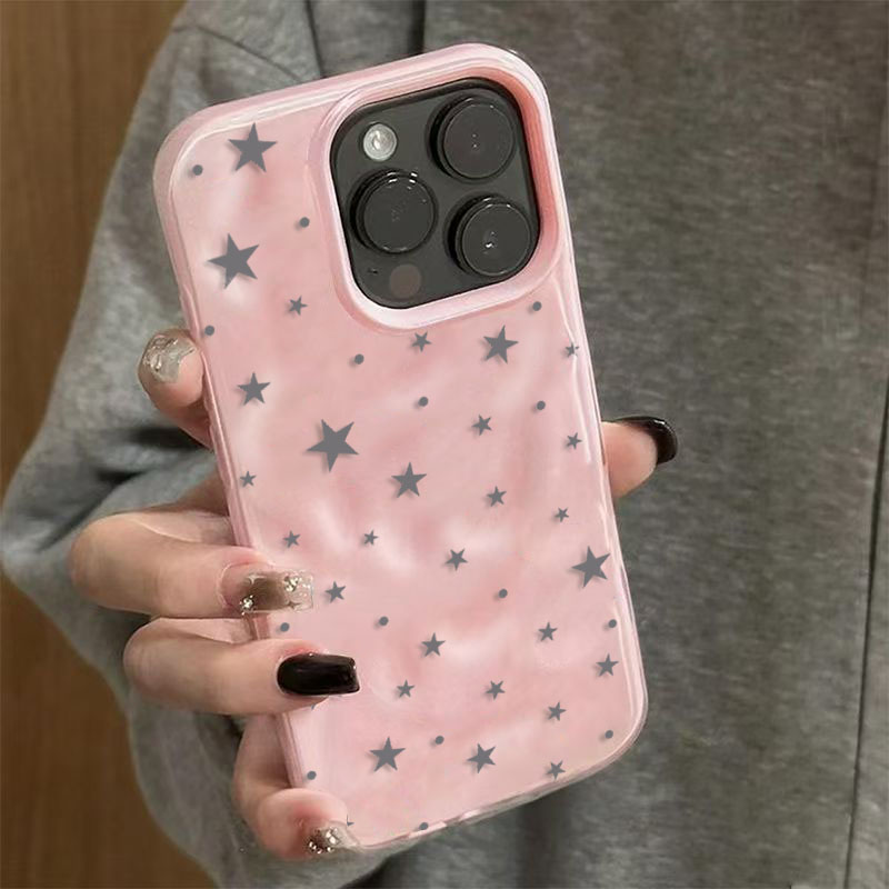 Minimalist Gray-Blue Star Wave - Phone Cases Unique review and price