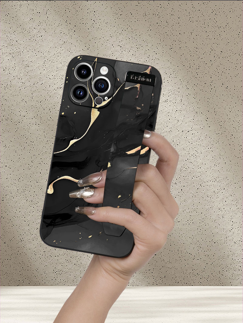 Luxury Liquid Silicone Marble  - Phone Cases With Loop review and price