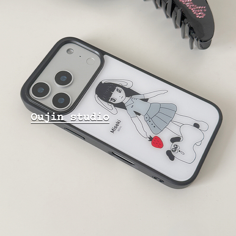 Korean Ins Cute Girl Strawberr - Phone Cases For Girls review and price