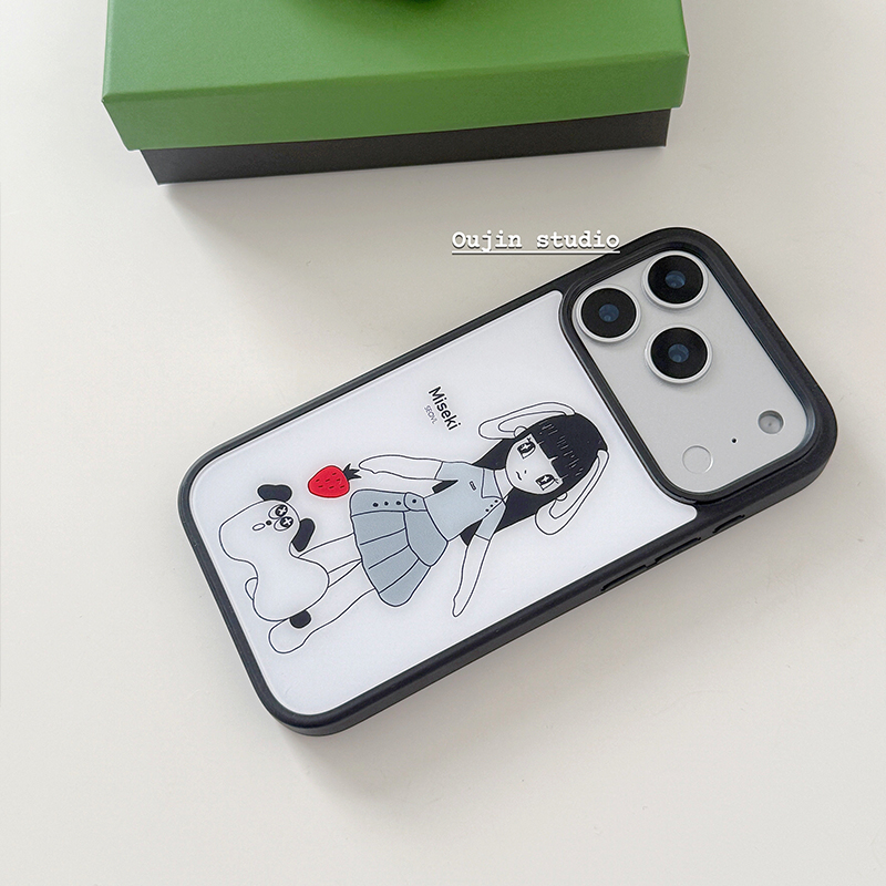 Korean Ins Cute Girl Strawberr - Phone Cases For Girls review and price